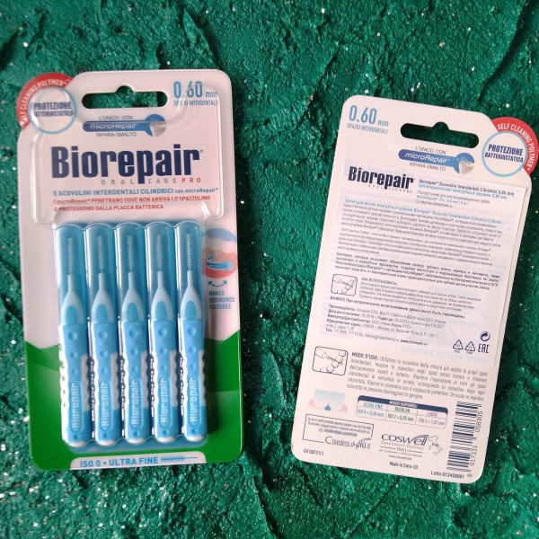 Ершики зубные BioRepair Scovolini Interdentali Cilindrici (Цилиндрические межзубные ершики 0,60 мм)